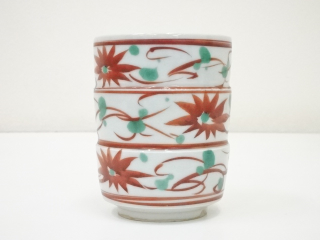 道具 ] - 道具 人間国宝加藤卓男造 赤絵湯呑（共箱） | ネットショップ